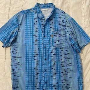 Mens xl Columbia pfg polo